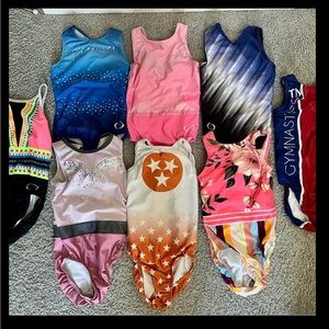 Colorful Kids Gymnastics Leotard Set
